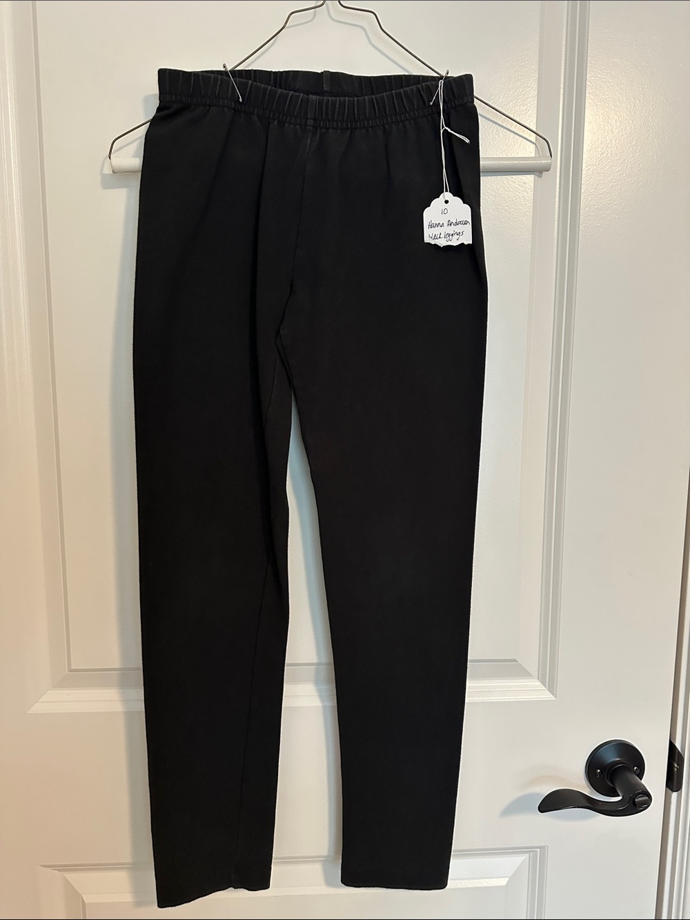 hanna Andersson Black Girls' Stretch leggings